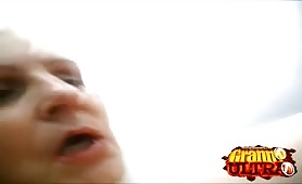 Grandmas Francesca and Erlene Sharing a young cock